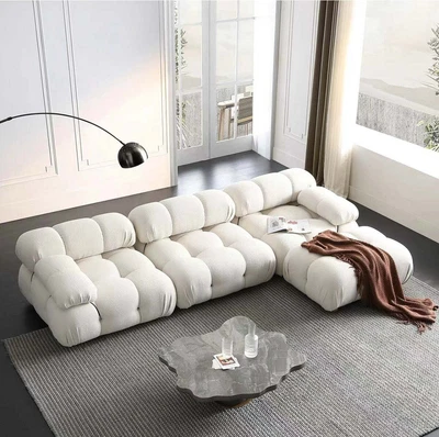 $699 • Buy Modular White Fabric Sofa /Designer/Contemporary/ Modern
