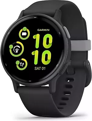 GARMIN Vivoactive 5 GPS SmartWatch - Slate & Black | NEW • £205