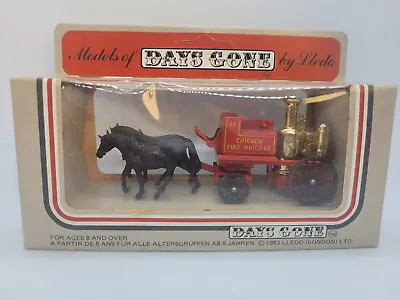 £4.85 • Buy Lledo Days Gone Chicago Fire Brigade Horse Pulled Water Pump Wagon