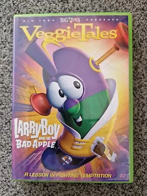 Veggie Tales LarryBoy And The Bad Apple - UK DVD • £5