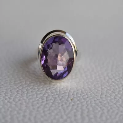 Amethyst Gemstone 925 Sterling Silver Ring Mother's Day Jewelry All Size ME-03 • $12