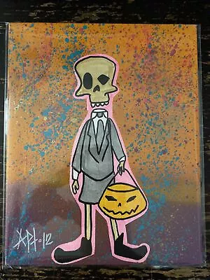 8x10 Hand Painted (Undead Trick R Treater) Black Light - Pop Art • $9.99