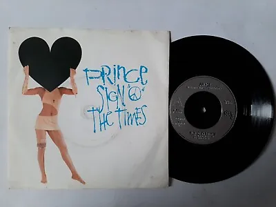 £5 • Buy PRINCE-SIGN OF THE TIMES UK ISSUE 7  45 ON PAISLEY PARK RECORDS-1987 Vinyl NM