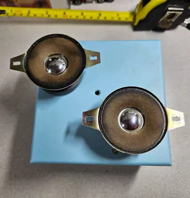 Sharp 30W 8 Ohm Tweeter Driver Pair Rare Early 80's • £24.38