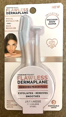 Finishing Touch Flawless Dermaplane Facial Exfoliator & Hair Remover & Brow Set • $25.46