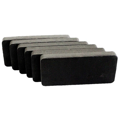 $59.84 • Buy 6Pcs Treadmill Mat Multipurpose High Density For Stationary Exercise Bikes