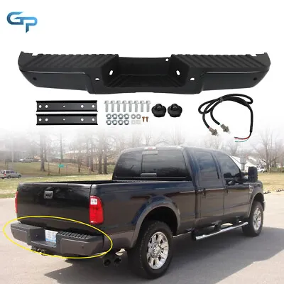Rear Step Bumper For 2008-2012 Ford F-250 Super Duty With Sensor Holes • $175.97