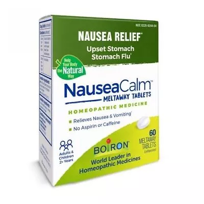 NauseaCalm 60 Tabs By Boiron • £22.97