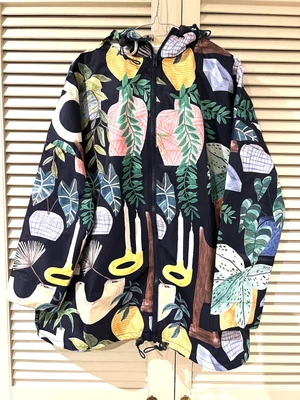 $125 • Buy Pretty GORMAN “Green Library” Raincoat Jacket * Size S/M