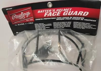 Rawlings Baseball Batting Batter's Helmet Black Face Guard BB1WG • $14.95