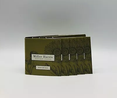 Miller Harris-Terre De Bois For Women EDP Vial 5x1.6ml On Card Authentic  • $29.95