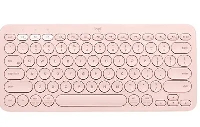 Logitech K380 Multi-Device Bluetooth Keyboard - Rose • $89