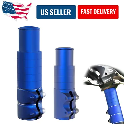 Mountain Bike Handlebar Extender Front Fork Stem Riser Extension Head Up Adaptor • $8.05