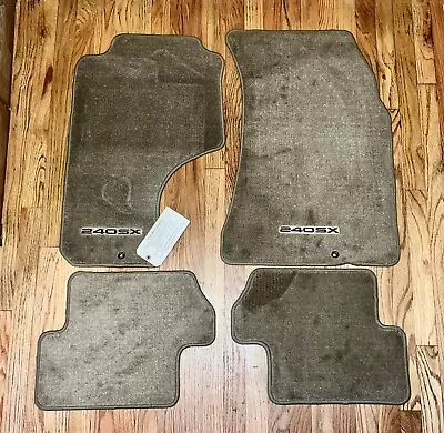 1991-93 Nissan 240SX S13 Brand New NOS Genuine Factory OEM Beige Floor Mats • $400