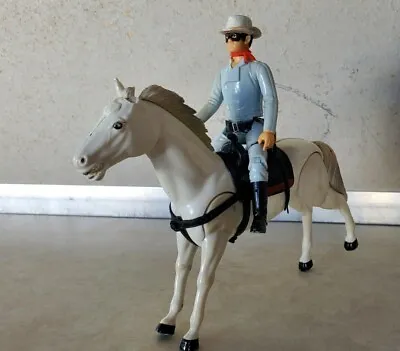 4D Lone Ranger & Silver Horse Action Figures Gabriel 1980 Hong Kong LV TV Co  • $52.99