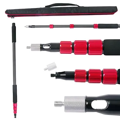 10 Foot Carbon Fiber Telescoping Microphone Boom Pole Arm Extension Stick Holder • $109.95