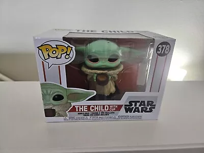 Funko Pop 378 The Mandalorian The Child With Cup Vinyl Figure • $5.99