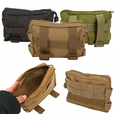 Tactical Molle Pouch EDC Multi-purpose Belt Waist Pack Bag Utility Phone Pocket • $8.79