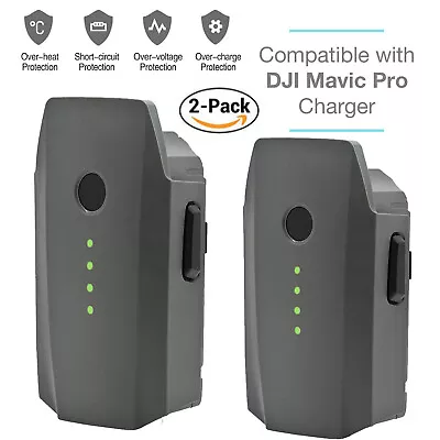 $203.63 • Buy 2xReplacement For DJI Mavic Pro LiPo 11.4V Intelligent Flight Battery 3830mAh US