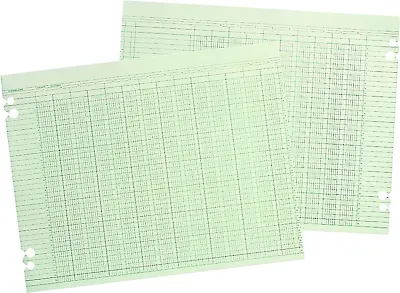 $90.99 • Buy Wilson Jones Green Columnar Ruled Ledger Paper, Double Page Format, 24 Columns A
