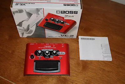 Boss VE-2 Vocal Harmonist Guitar Vocal Effect Pedal • $189