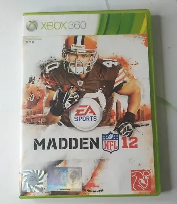 Mint Disc Xbox 360 Madden NFL 12 2012 2k12 - Free Domestic Postage  • $12.97