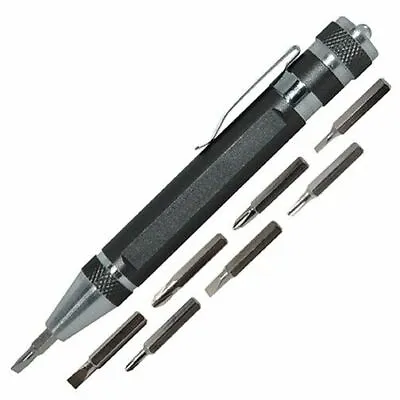 8 In 1 Precision Pocket Screwdriver With LED Light • $9.75