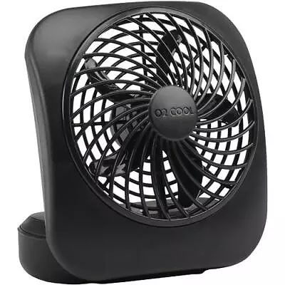 O2COOL FD05004Black Treva 5" Battery Operated Portable Two Speed Fan - B... • $7.99