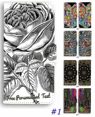 $13.98 • Buy Personalised Text Walet Phone Cover For Sony Xperia XZ XA Z5 Z3 Premium Compact
