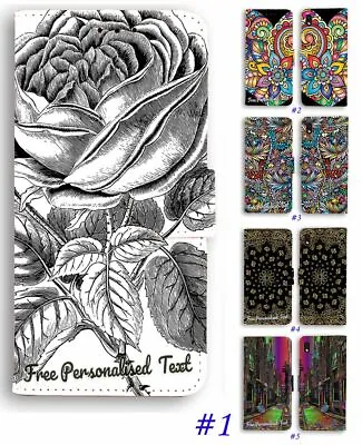 Personalised Text Walet Phone Cover For Sony Xperia XZ XA Z5 Z3 Premium Compact • $13.98