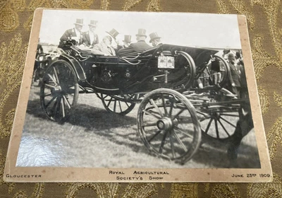 £0.99 • Buy Original 1909 Photo King Edward VII Royal Agricultural Society Show Gloucester