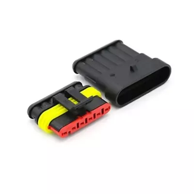 £4.75 • Buy IP68 Small Waterproof Electric Connectors 1/2/3/4/5/6 Pin Plug Terminal Car UK