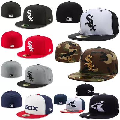 Chicago White Sox MLB New Era 59FIFTY Fitted Cap -5950 Baseball Hat • $13.99
