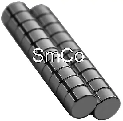 1/4 X 1/8  Disc - SmCo - Samarium Cobalt Rare Earth Magnet Grade N30 • $12.99