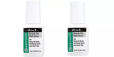 Ibd 5 Second Brush On Nail Glue 54006 / Treatments By IBD (Pack Of 2) • $9.99