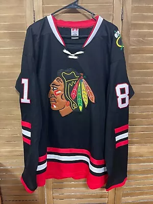 Marian Hossa Chicago Blackhawks Black Jersey Size 52/L • $60