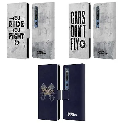 Official Fast & Furious Franchise Graphics Leather Book Case For Xiaomi Phones • $17.55