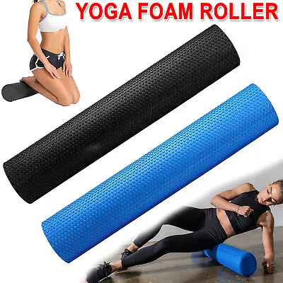 90CM Yoga Foam Roller Pilates Yoga Roller Fitness Exercise GYM Training Massage • $37.99