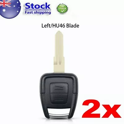 2X Replacement Remote Key Shell Suitable For Holden Astra Barina Combo 2B HU46 • $4.72