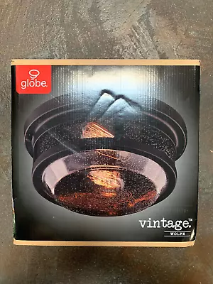 Globe Electric 60W Natural Bronze Vintage Wolfe Incandescent Light Fixture #630 • $41