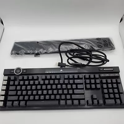 Corsair K100 Gaming Keyboard - Corsair OPX RGB Optical-Mechanical Keyswitches • $29