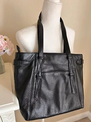 Aimee Kestenberg Leather Purse Malta Black Tote Luxury Designer Orig $298 • $55