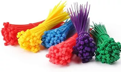ELECALL 480pcs 4  Colorful Nylon Zip Cable Ties Self Locking Multi Colored • $9.90