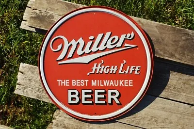 Miller High Life Tin Metal Sign - Brewing Company - The BEST Milwaukee Beer • $19.97