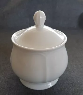 Mikasa Italian Countryside Sugar Bowl With Lid White Glazed • $24