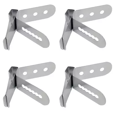 4 Pieces Thermometer Probe Clip Thermometer Probe Holder Clip Stainless Steel Th • $15.90