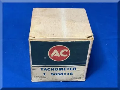 VINTAGE 1960s OEM AC DELCO TACHOMETER 1-5658116 5658116 - FREE SHIPPING • $99.99