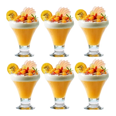£15.95 • Buy Coupe Cocktail Glasses. (Set Of 6) Short Steam Martini Champagne Saucers 305 Ml.