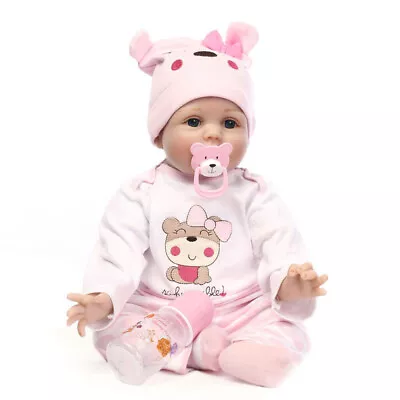 22  Real Life Reborn Baby Dolls Vinyl Silicone Soft Realistic Newborn Doll Gifts • £36.78