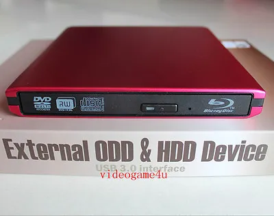 Panasonic Fastest USB 3.0 External 3D HD Blu Ray Burner Writer BD RE UJ-260 New • £79.19